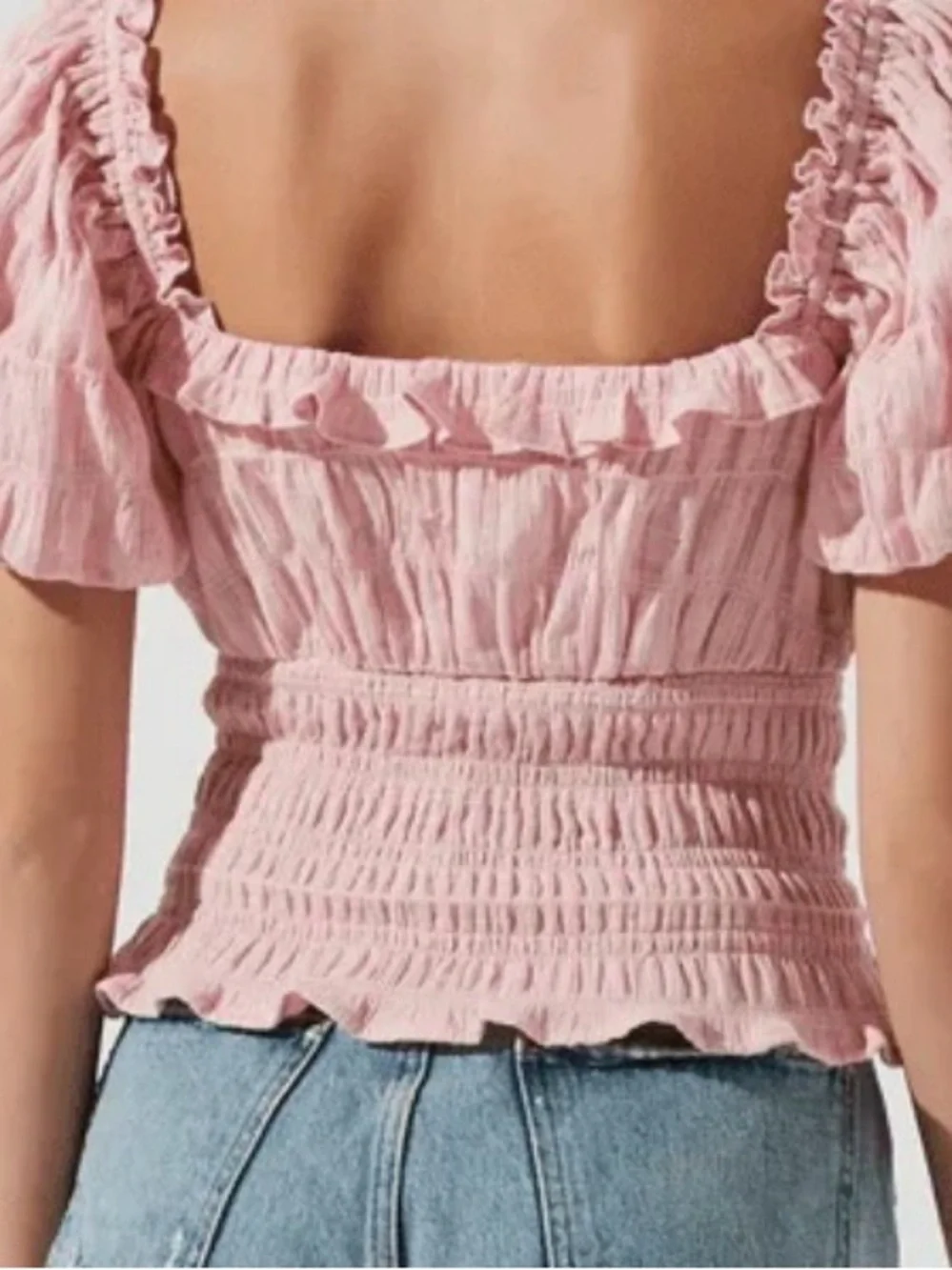 ASTR ANZA TOP IN PINK size XS